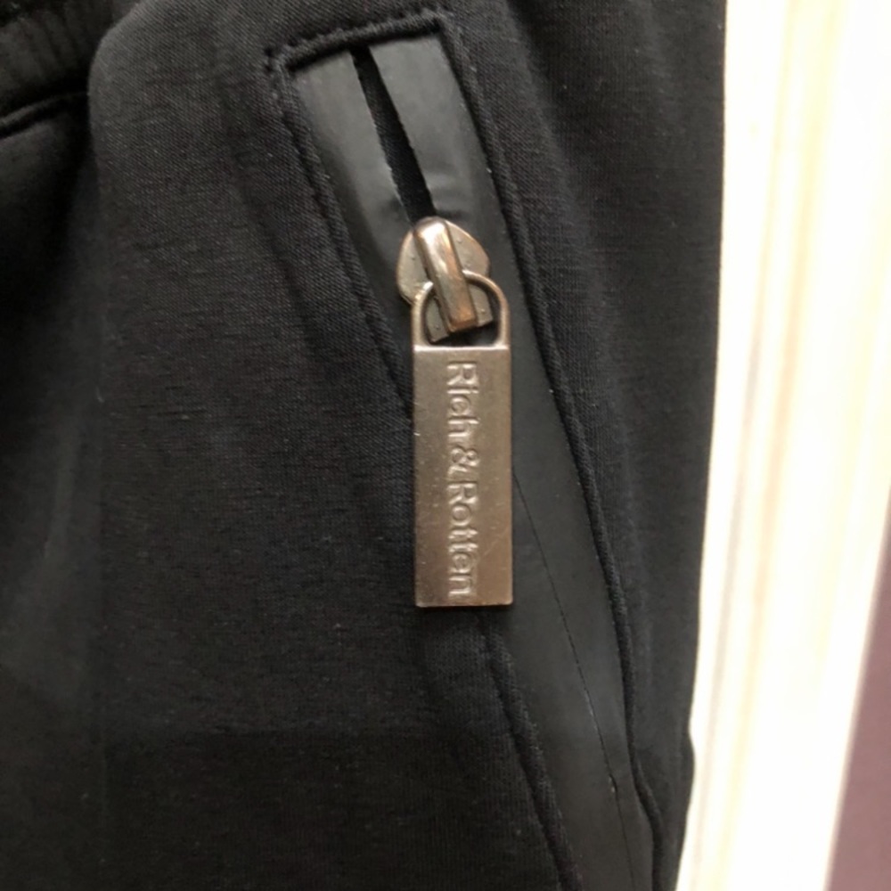Rich & Rotten Black Joggers - Picture 3 of 5
